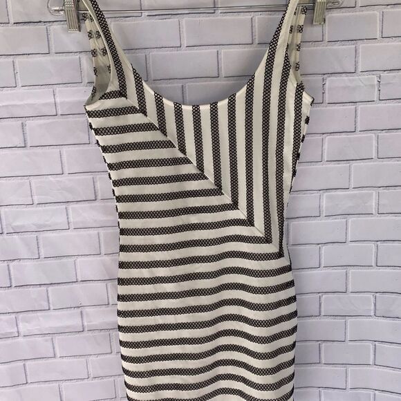 Nasty Gal White Bodycon Dress Crochet Deta… - Picture 1 of 4